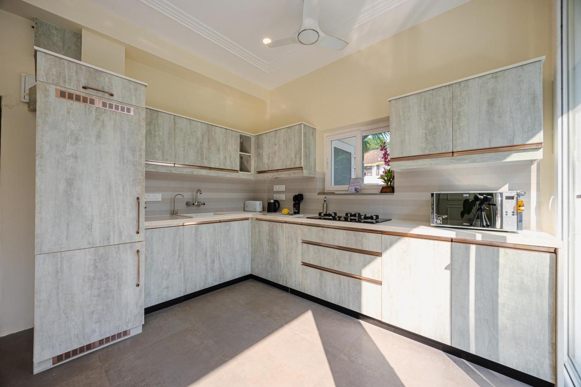 Elivaas 4 Bhk Villa Near Beach With Private Pool & Bar - Casa Boa Vida Candolim Exteriér fotografie