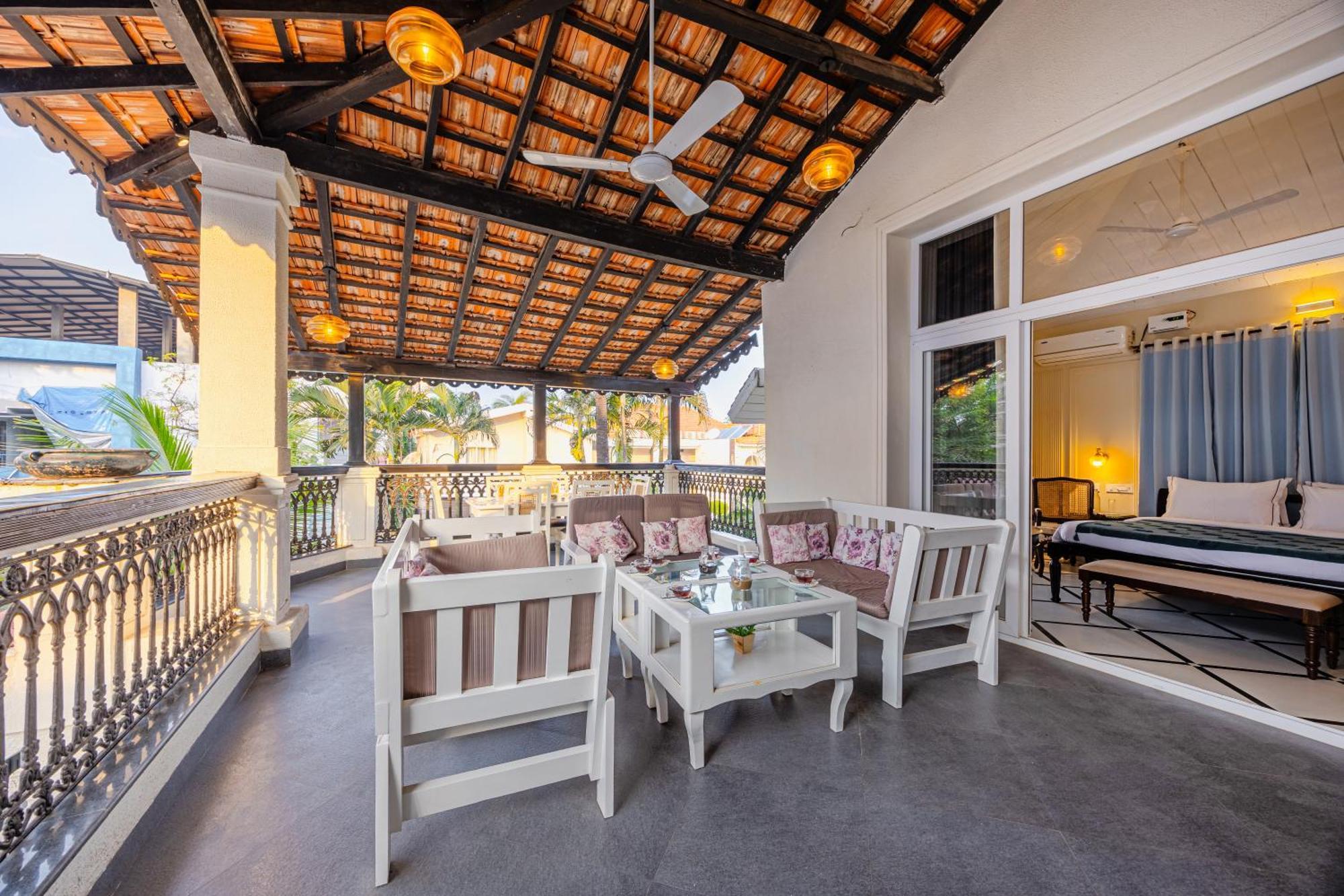 Elivaas 4 Bhk Villa Near Beach With Private Pool & Bar - Casa Boa Vida Candolim Exteriér fotografie
