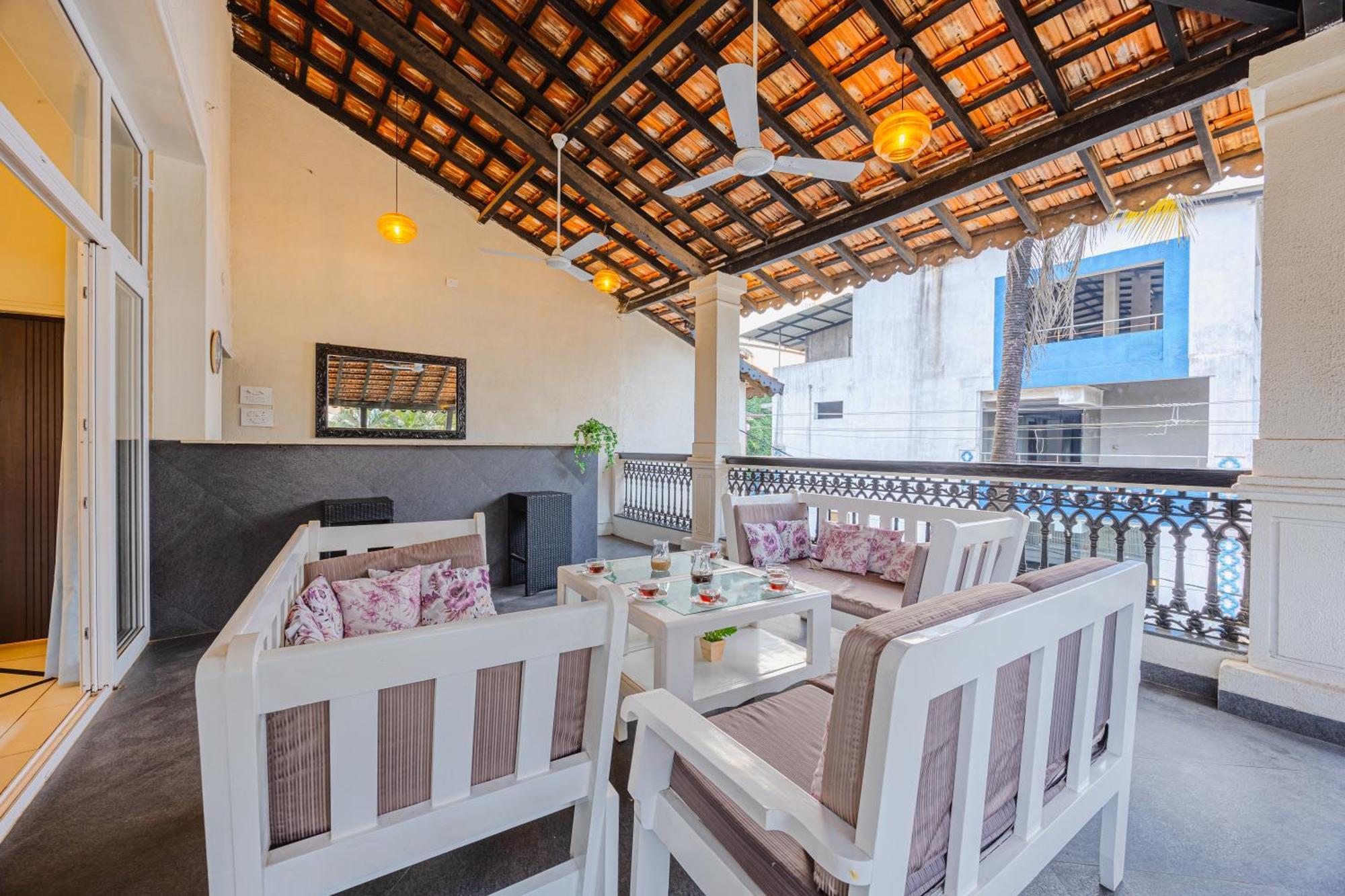 Elivaas 4 Bhk Villa Near Beach With Private Pool & Bar - Casa Boa Vida Candolim Exteriér fotografie