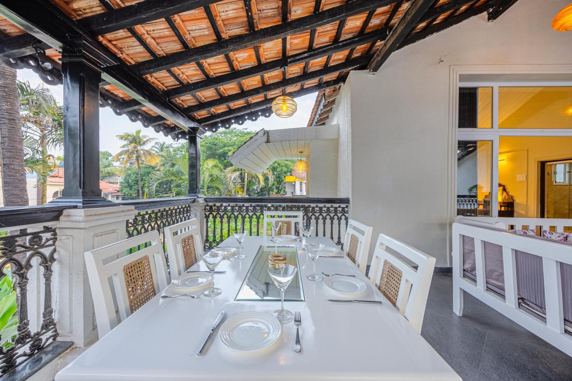 Elivaas 4 Bhk Villa Near Beach With Private Pool & Bar - Casa Boa Vida Candolim Exteriér fotografie