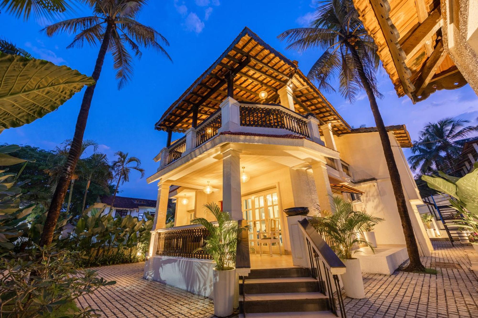 Elivaas 4 Bhk Villa Near Beach With Private Pool & Bar - Casa Boa Vida Candolim Exteriér fotografie