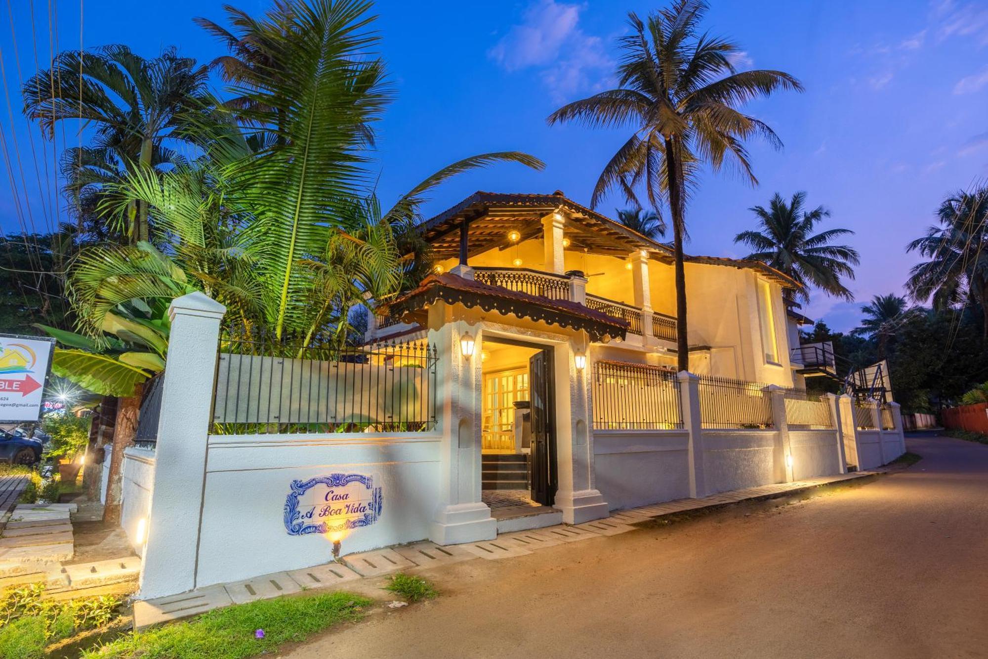 Elivaas 4 Bhk Villa Near Beach With Private Pool & Bar - Casa Boa Vida Candolim Exteriér fotografie