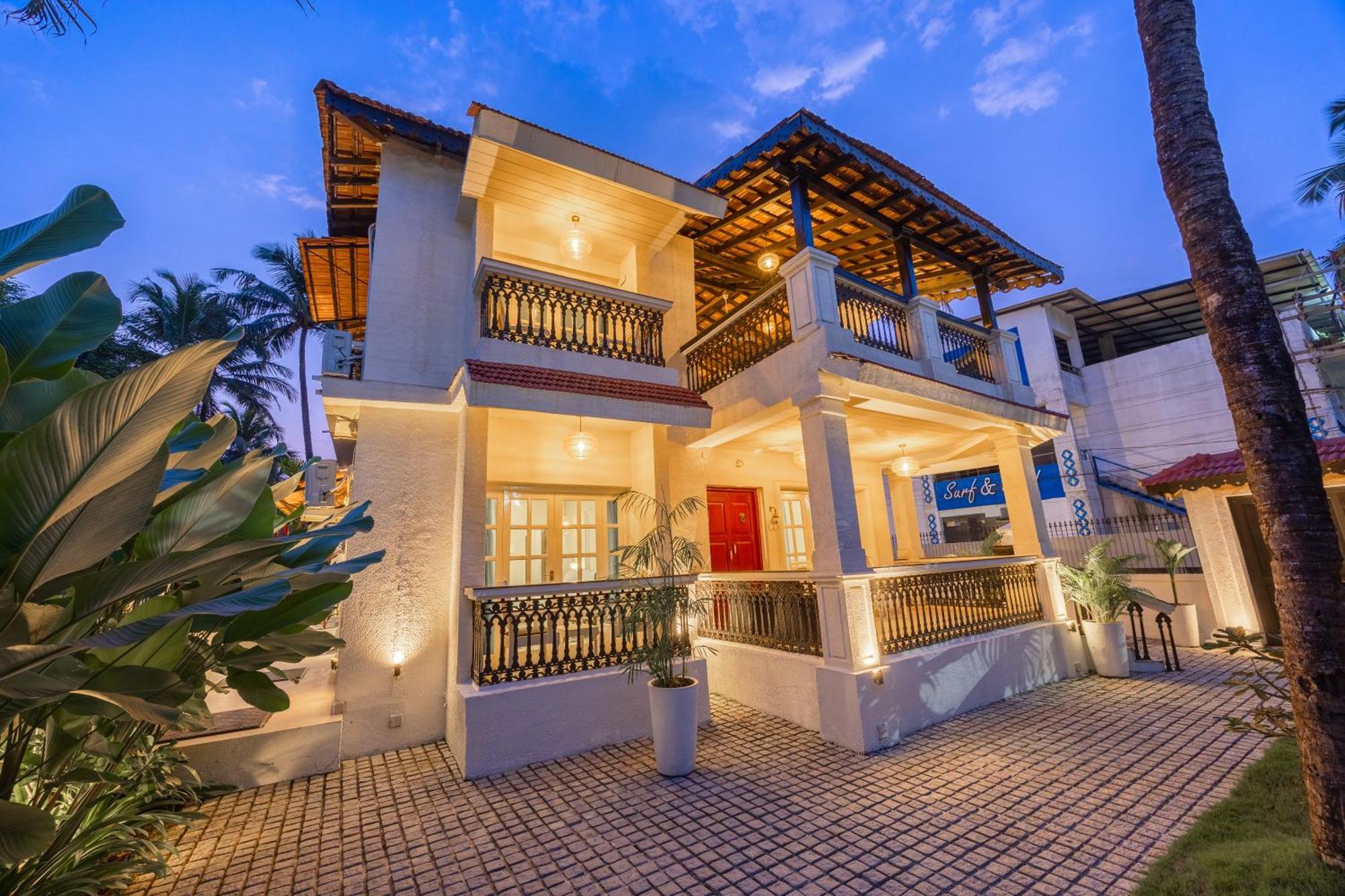 Elivaas 4 Bhk Villa Near Beach With Private Pool & Bar - Casa Boa Vida Candolim Exteriér fotografie