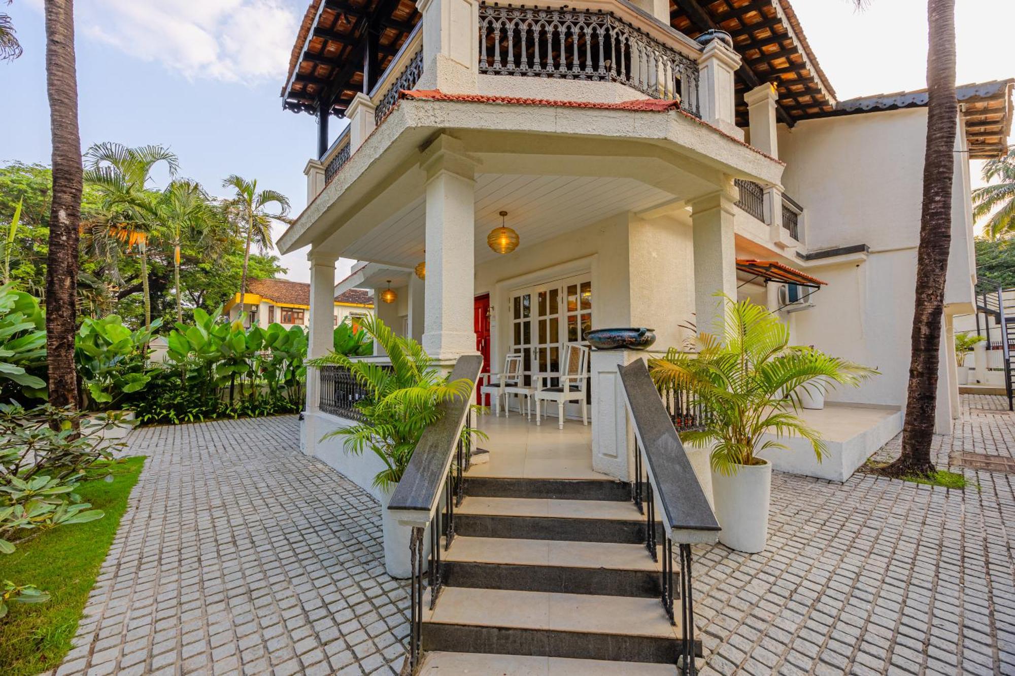 Elivaas 4 Bhk Villa Near Beach With Private Pool & Bar - Casa Boa Vida Candolim Exteriér fotografie